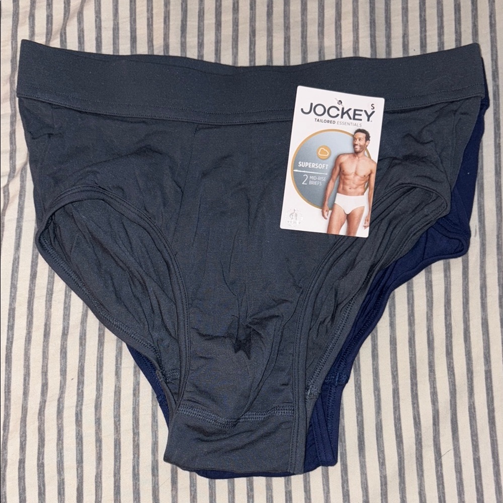 2 pack Jockey Men's Underwear - Gray and Blue